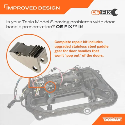 Miniatura 2 de Dorman 601-650 Kit de reparación de manija de puerta compatible con modelos seleccionados de Tesla (OE FIX)