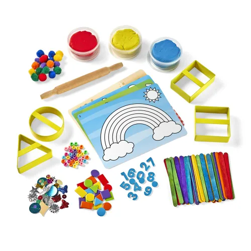 Miniatura 8 de hand2mind Kit de actividades sensoriales para contar y clasificar, piezas sueltas materiales de juego para niños, caja sensorial, cubo sensorial