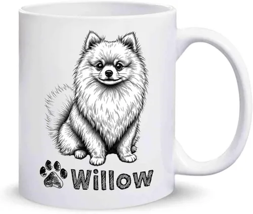 Miniatura 7 de Taza de café de perro Cocker Spaniel americano con nombre personalizado, tazas personalizadas de perro Cocker Spaniel americano, regalos de Cocker