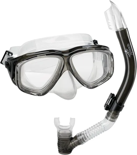 Miniatura 3 de Speedo Máscara de Buceo con Snorkel Unisex para Adultos Anti-empañamiento con Cubierta para la Nariz Serie Adventure