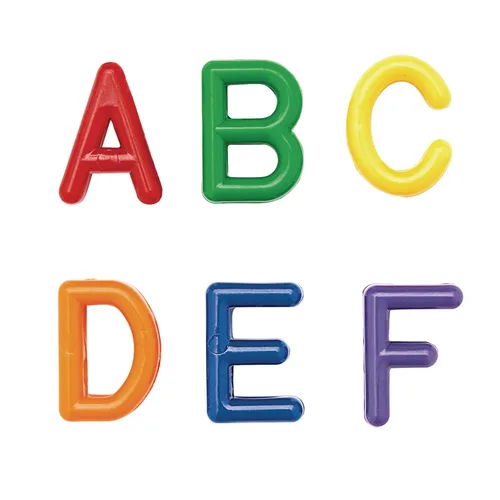 Miniatura 3 de Colorations LETBD - Cuentas de letras grandes, plástico, 300 piezas, lenguaje, artes y manualidades, para niños, cuerdas, profesores, habilidades