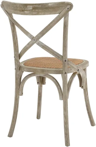 Miniatura 6 de Modway Gear - Sillas de comedor rústicas y modernas, de madera de olmo, dos sillas de comedor