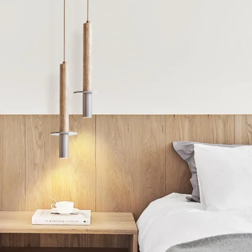 Miniatura 5 de Nordic Ceiling Hanging Lamp Modern Restaurant Bar Decoration Yellow Cave Stone Pendant Light Cylindl Lampshade Chandelier Spotlight Restaurant Bar