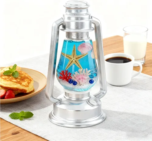Miniatura 2 de Juego de moldes de resina para lámpara de queroseno, moldes de silicona para faroles de huracán para resina, moldes de resina de linterna de aceite
