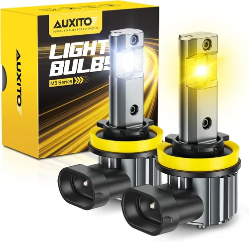 Miniatura 15 de AUXITO Bombillas LED H4 HeadIight 9003 HB2 de haz alto/bajo, 6500 K blanco frío, luces brillantes, Plug and Play, brillo elegante y futurista