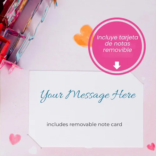Miniatura 8 de Paper Love Best Mom Pop Up - Tarjeta de felicitación para el día de la madre hecha a mano en 3D, tarjetas de felicitación para el día de la madre, 5