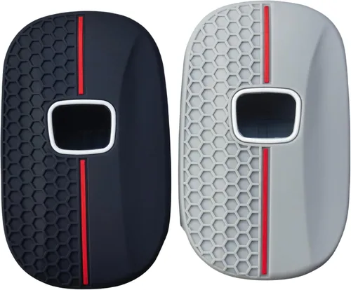 Miniatura 3 de 2 piezas fundas de silicona para llavero inteligente de 5 botones para Honda Accord Civic Pilot HR-V CR-V Sport SI EX EX-L Touring 2022 2023 2024