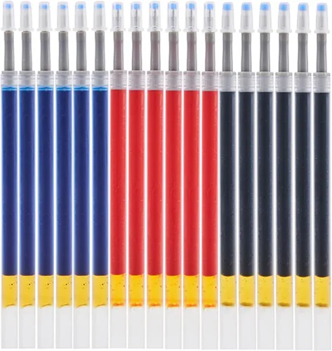 Miniatura 9 de DunBong Recambios de tinta de gel azul, repuestos de bolígrafos de gel líquido, línea fina de 0.020 in, juego de 10 (azul)