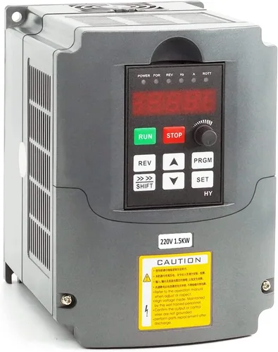 Convertidor VFD, Variador de Frecuencia Variable, 1 Fase a 3 Fases, Entrada/Salida de 220v, para Motor/Husillo de 3 Fases 0-400hz de Rotación de