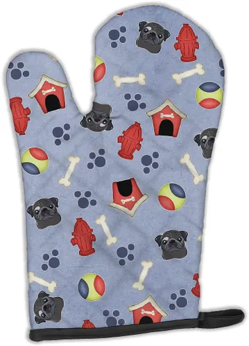 Miniatura 178 de Caroline's Treasures BB4020OVMT Dog House Collection Border Collie - Guante de horno grueso resistente al calor para sartenes calientes y horno