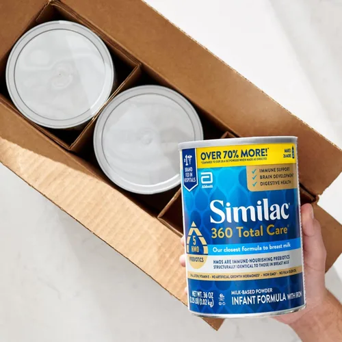Miniatura 7 de Similac 360 Total Care - Fórmula infantil, tiene 5 prebióticos HMO, nuestra mezcla de prebióticos más cercana a la leche materna, sin OGM, polvo