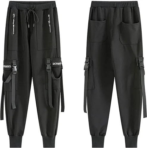 Miniatura 2 de XYXIONGMAO Pantalones deportivos para hombre Techwear Hip Hop Harem Pantalones Streetwear Tactical Track Pants
