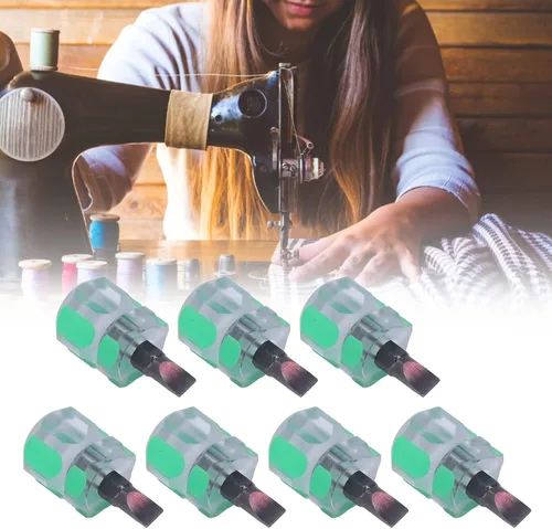 Miniatura 6 de Hztyyier 7 destornilladores de cabeza plana, juego de mini destornilladores para máquina de coser con mango ergonómico antideslizante para uso