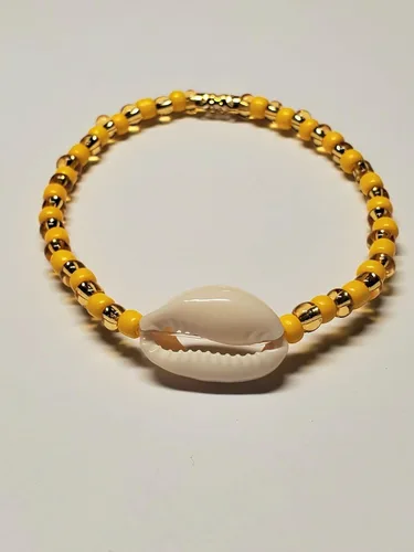 Miniatura 11 de 3 pcs Ilde Cowrie seashell Evil Eye Hamsa Hand Orisha Santeria Pulseras Bracelet Set