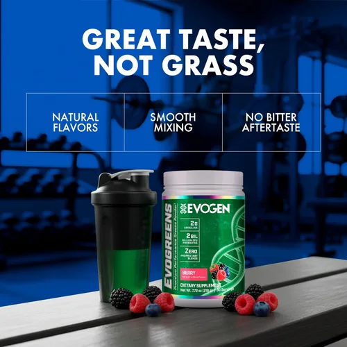 Miniatura 3 de Evogen Evogreens - Polvo Super Greens Promueve la recuperación, el bienestar y la salud inmunológica Superalimento en polvo con espirulina
