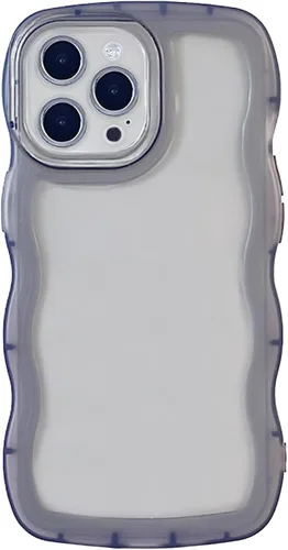 Miniatura 28 de Funda transparente compatible con iPhone 11 Pro, bonita funda delgada de silicona suave, antiarañazos, a prueba de golpes, para mujeres y niñas, Azul