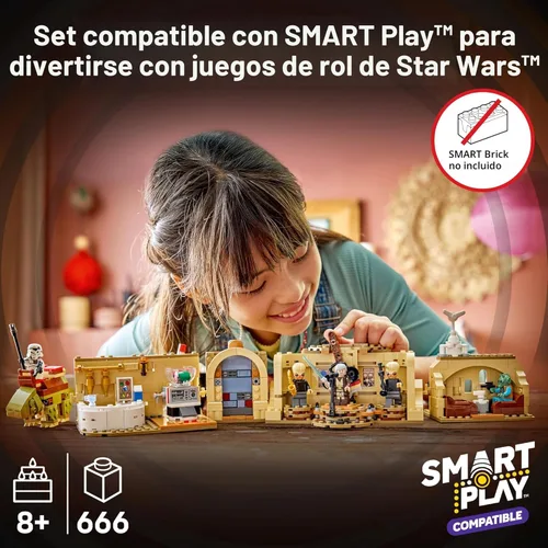 Miniatura 3 de LEGO Star Wars SMART Play: Mos Eisley Cantina - Juego de construcción de juguetes para niños, juego compatible con 3 etiquetas inteligentes y 5