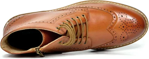 Miniatura 4 de Bruno Marc - Botas de vestir de motocicleta al tobillo para hombre