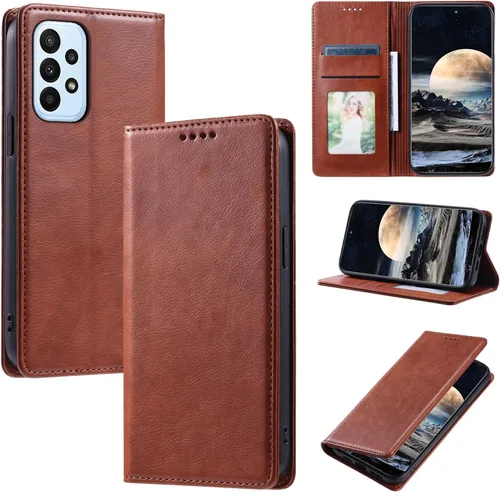 Miniatura 48 de Funda de cuero compatible con Google Pixel 7, compatible con Google Pixel 7 5G GVU6C GQML3 Flip Folio PU Funda de cuero negro
