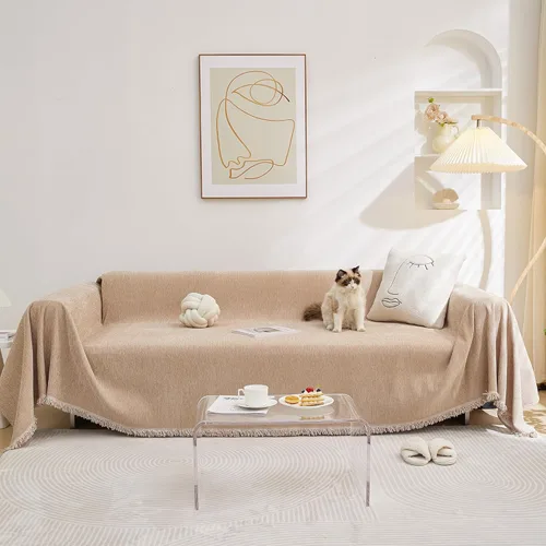 Miniatura 26 de MEETSKY Fundas para sofá modular de 3 cojines, lavables, mezcla de felpilla suave, protector de muebles, funda decorativa de estilo moderno