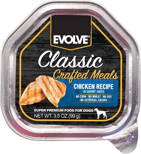 Miniatura 12 de Evolve Classic Crafted Meals - Comida húmeda para perros con estofado de ternera, 3.5 onzas, paquete de 15