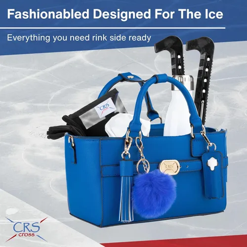 Miniatura 59 de CRS Cross Rink Side Tote. Ice Skating Accessory Bag-Figure Skating, Roller, Inline Skaters, Dance, Cheer.Organizes Guards Water Bottle Phone