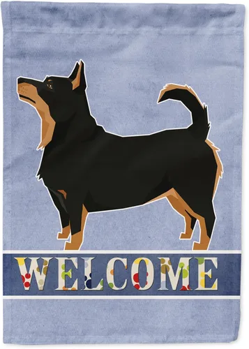Miniatura 111 de Caroline's Treasures CK3704GF Bandera de jardín de bienvenida de Akita Shepherd Black and Tan - Bandera decorativa para patio exterior, patio