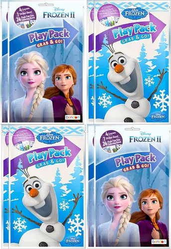 Disney Frozen BashBox - Paquete de juego Grab and Go para colorear y actividades infantiles (8 paquetes)