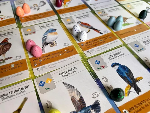 Miniatura 4 de Stonemaier Games: Wingspan Speckled Eggs Añadir a la envergadura (Juego base o Asia) Mejora tu jugabilidad de envergadura 100 huevos moteados