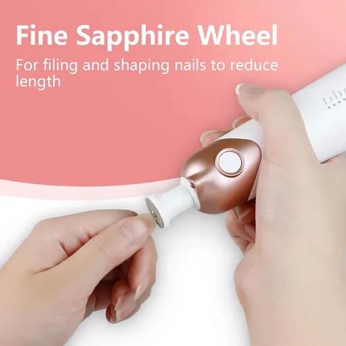 Miniatura 3 de Fresa cilíndrica, broca de uñas para POLAMD - Juego de manicura profesional y pedicura para quitar cutículas (dispositivo no incluido)
