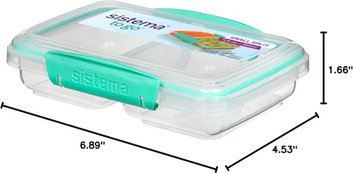 Miniatura 9 de Sistema Contenedor de almacenamiento dividido pequeño de 11.8 onzas (los colores pueden variar)