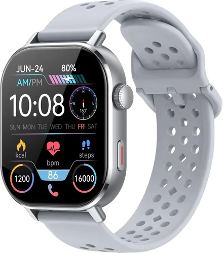 Miniatura 10 de Reloj inteligente para hombre, GPS, 2.06 pulgadas, HD, AMOLED, militar, multideporte, rastreador de fitness con llamada Bluetooth, brújula