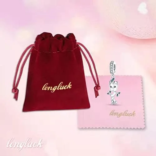 Miniatura 7 de Abalorio de plata de ley 925 para pulseras y collares Pandora para mujer, circonitas cúbicas 5A, cuentas de joyería