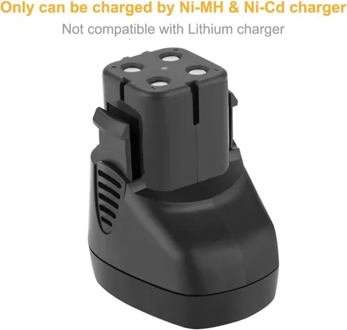 Miniatura 5 de Shentec Paquete de 2 baterías de alta capacidad de 3.5 Ah 7.2 V compatibles con Dremel 757-01 Dremel 7700-01 Dremel 7700-02, Ni-MH