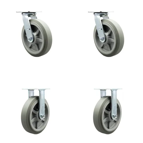 Miniatura 39 de Service Caster Marca – Compatible con/reemplazo para – Carritos de limpieza de conserje – Se adapta a la mayoría de carritos de limpieza Rubbermaid