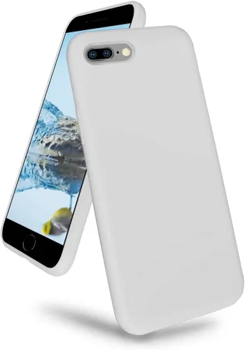 Miniatura 17 de Funda compatible con iPhone 8 Plus/7 Plus (5.5 pulgadas), [protección contra caídas] [arañazos] de silicona líquida a prueba de golpes, antihuellas
