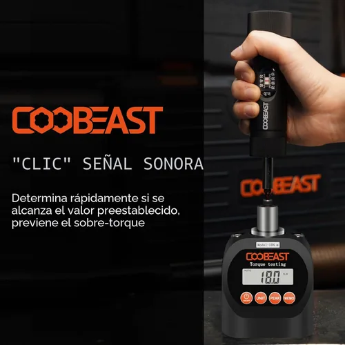 Miniatura 5 de coobeast Juego de 49 Piezas Destornillador de Torque 10-70 Libras-Pulgada Juego de Destornillador de Torque con Puntas y Dados S2, Juego