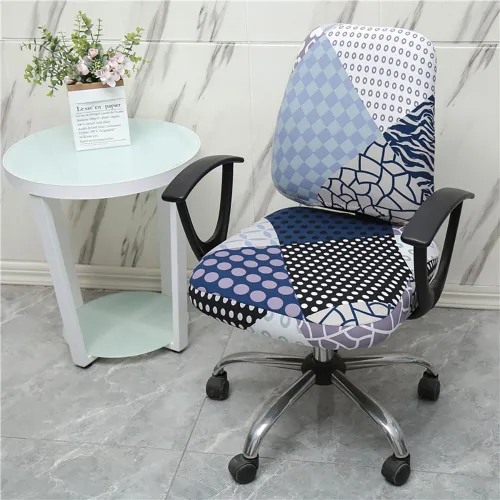Miniatura 3 de Melaluxe Funda para silla de oficina de computadora, funda universal protectora y elástica para silla giratoria elástica