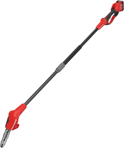 Miniatura 17 de CRAFTSMAN V20 Sierra de poste inalámbrica, 14 pies, batería y cargador incluidos, sierras de poste para podar árboles, hasta 325 cortes por carga