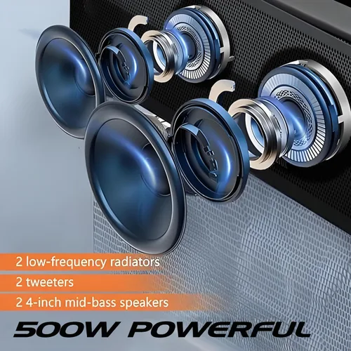 Miniatura 4 de Barra de sonido UTV, barra de sonido ATV de 26 pulgadas, sincronización de música, luces multicolor, barra de sonido SXS, impermeable, Bluetooth
