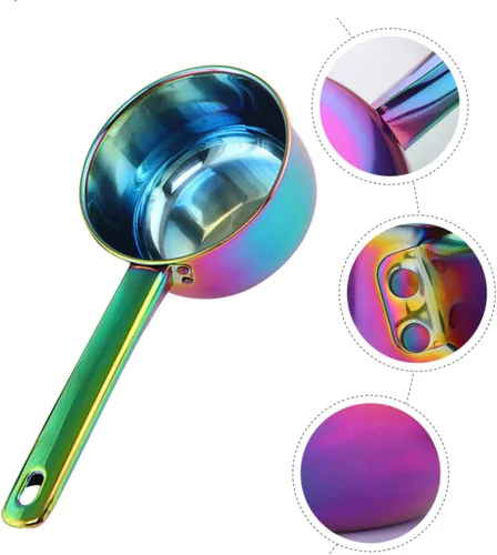 Miniatura 7 de SHOWERORO Cucharón de agua con mango largo, diseño ergonómico, utensilio de cocina para cuchara de agua, portátil, multiusos para cocinar y lavar