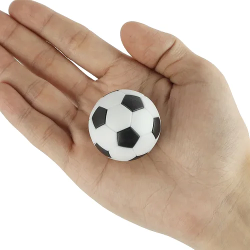 Miniatura 4 de Paquete de 9 pelotas de futbolín, mini pelotas de fútbol, pequeñas pelotas de fútbol de repuesto para futbolín, diversión en casa
