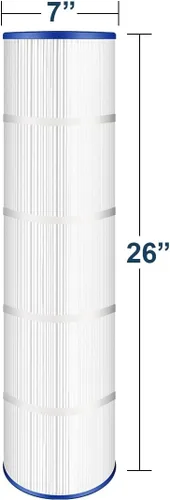 Miniatura 2 de Ying-ti Paquete de 4 cartuchos de filtro de piscina PCC105 – Reemplaza CCP420, Unicel C-7471, Filbur FC-1977 – 26 x 7 pulgadas, 4 x 105 pies
