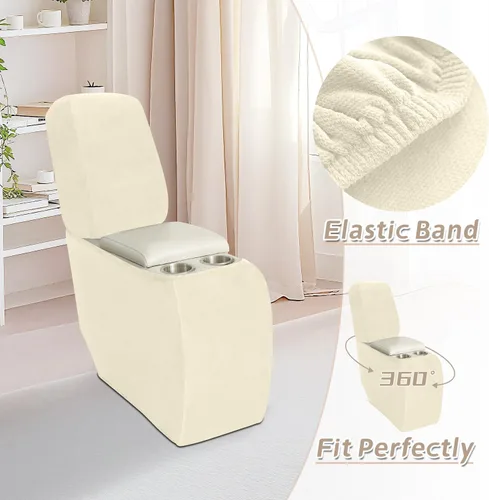 Miniatura 6 de Arfntevss Fundas de sofá seccional reclinable de terciopelo, Funda de sofá seccional de esquina para sofá reclinable, Funda elástica suave