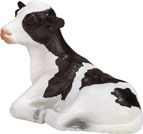 Miniatura 2 de MOJO Holstein - Figura de juguete para ternero acostado