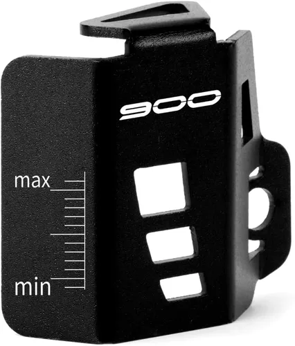 Miniatura 4 de Cubierta protectora para bomba de depósito de líquido de freno trasero para motocicleta compatible con Kawasaki Z900 2017-2023 Protectores de Negro
