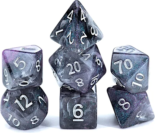 Miniatura 7 de Gate Keeper Games & Dice Gate Keeper Aether Dice: Eternity - Juego de dados de 7 piezas, juegos de Gate Keeper
