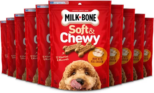 Miniatura 16 de Milk-Bone Golosinas blandas y masticables con receta de pollo para perros, 25 onzas (1 unidad)