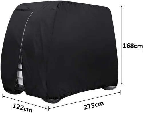 Miniatura 4 de Cubierta impermeable para carrito de golf para 4 pasajeros, cubierta impermeable para carrito de golf con revestimiento de PVC adicional para EZ GO