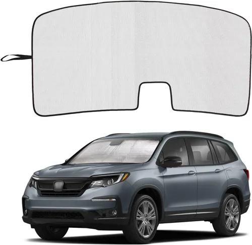 Parasol para parabrisas para Honda Pilot 2016-2022/Ridgeline 2017-2025/Passport 2019-2025, parasol plegable para ventana delantera, protector solar